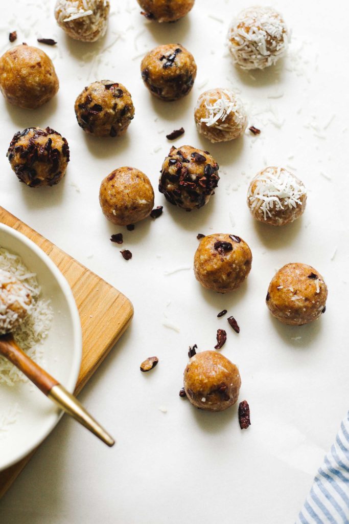 ALMOND BUTTER COCONUT BALLS Wholehearted Eats